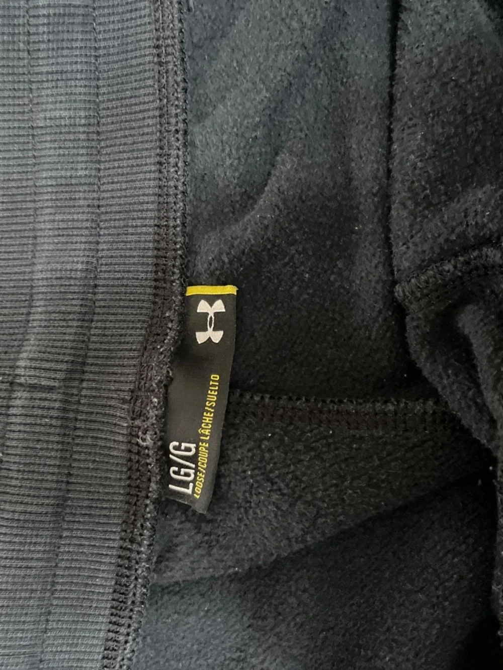 Under Armour Women’s Black Fleece Hoodie & Jogger Set – Size Large - Picture 9 of 13